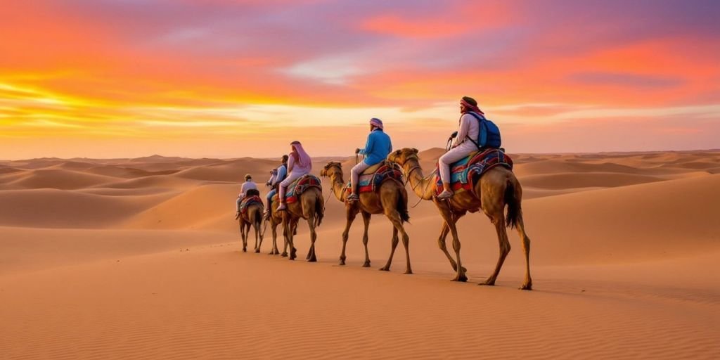 camel tour in agafay desert