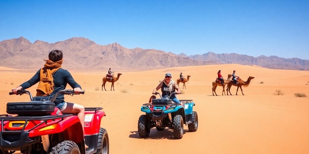 Marrakech quad biking and camel riding tour