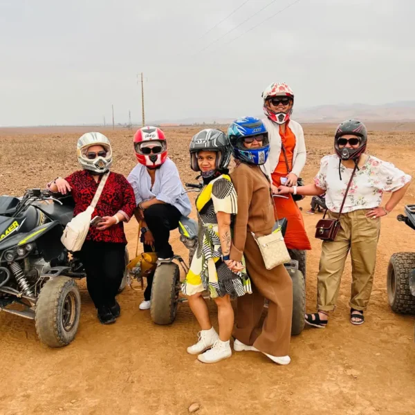 Agafay Desert Marrakech Tours Couple enjoying a romantic luxury escape in Agafay Desert Marrakech