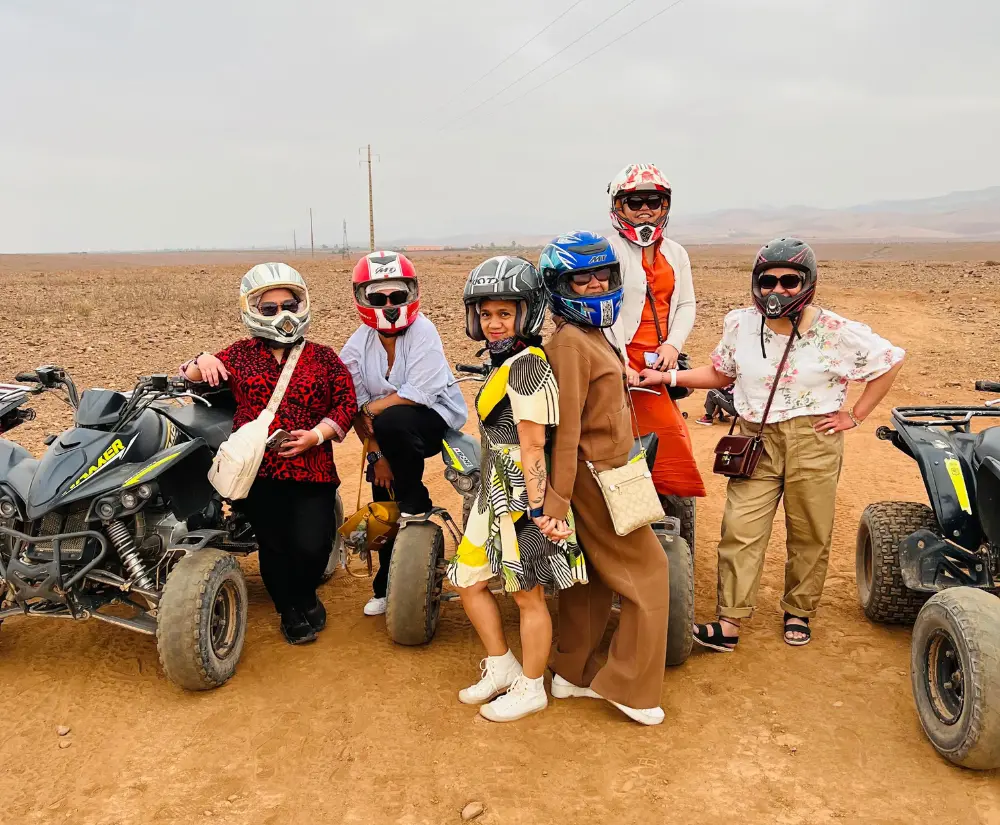 Couple enjoying a romantic luxury escape in Agafay Desert Marrakech