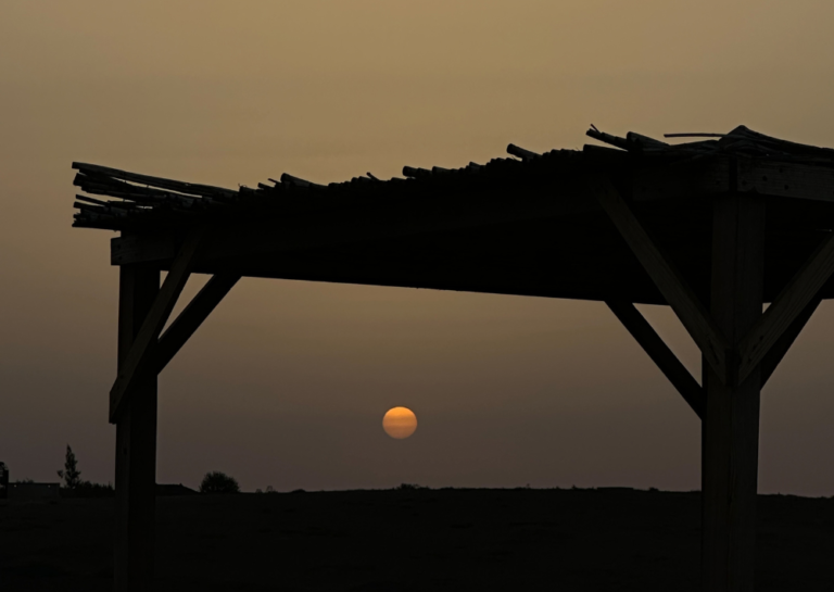 Agafay Desert sunset dinner with live fire show at Oasis Sky near Marrakech