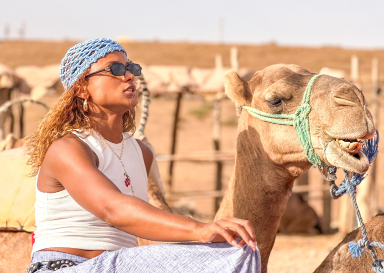 Camel ride in Agafay Desert followed by a pool day and Moroccan lunch