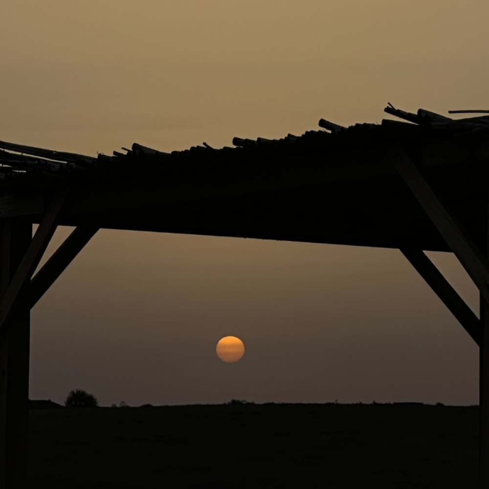 Agafay Desert sunset dinner with live fire show at Oasis Sky near Marrakech